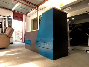 Reception Tables; Ergonomic 2.4m Office Reception Desk Design