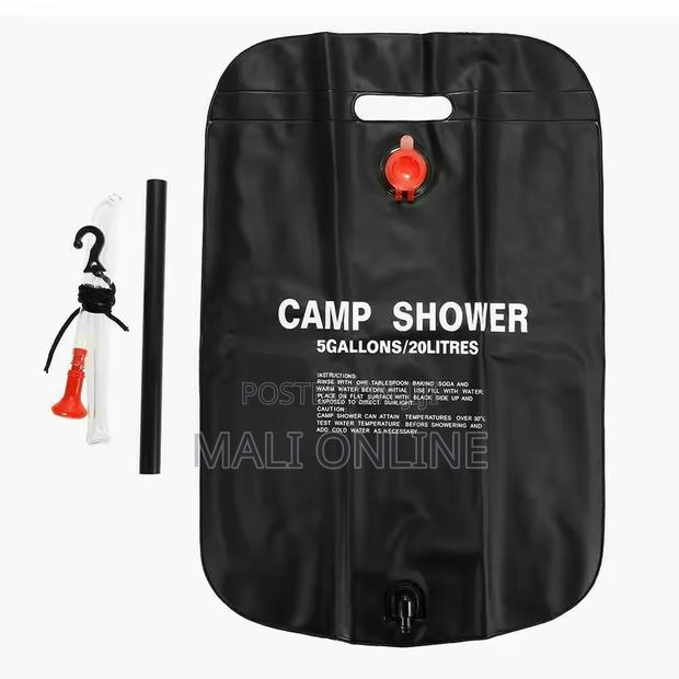 20l Solar Camping Shower Bag Portable Foldable Solar Heated Shower