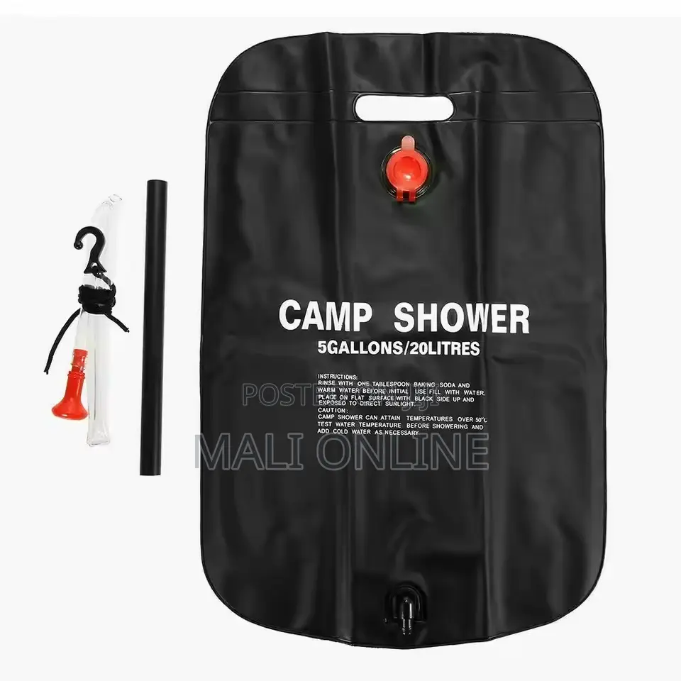 20l Solar Camping Shower Bag Portable Foldable Solar Heated Shower