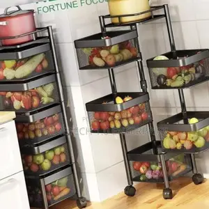 Square Movable Multipurpose Fruit Rack
