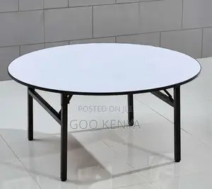 Home Table; Modern White Wooden Folding Table For Outdoor Spaces