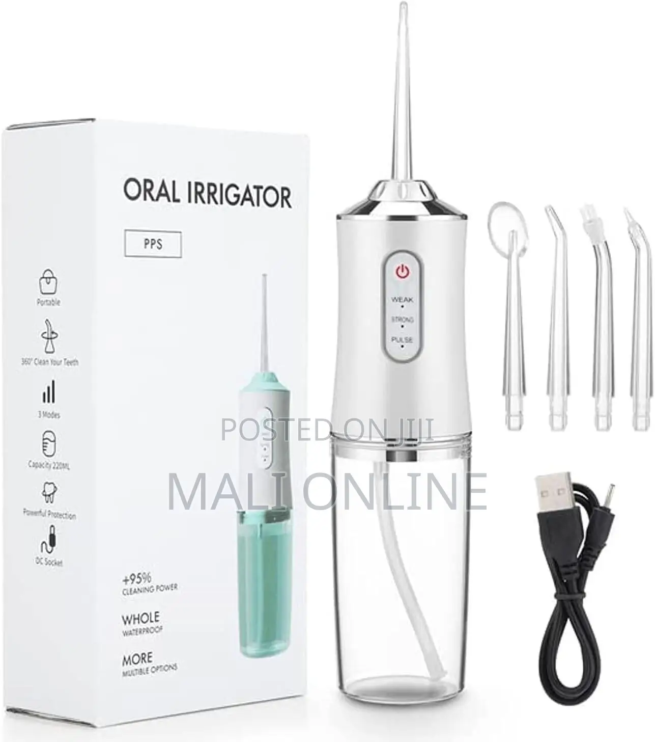 Cordless Dental Water Flosser Oral Irrigator Usb Rechargeable