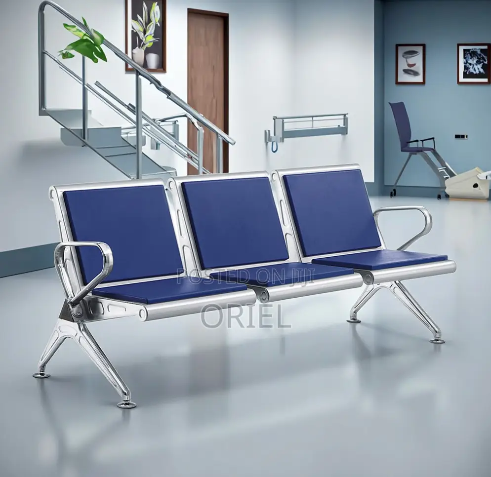 Office Benches; Heavy-Duty Upholstered Waiting Room Bench