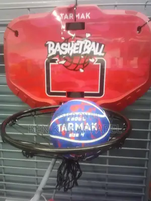 Basketball Hoop and Net Standard Size Portable Metallic Ring With Net