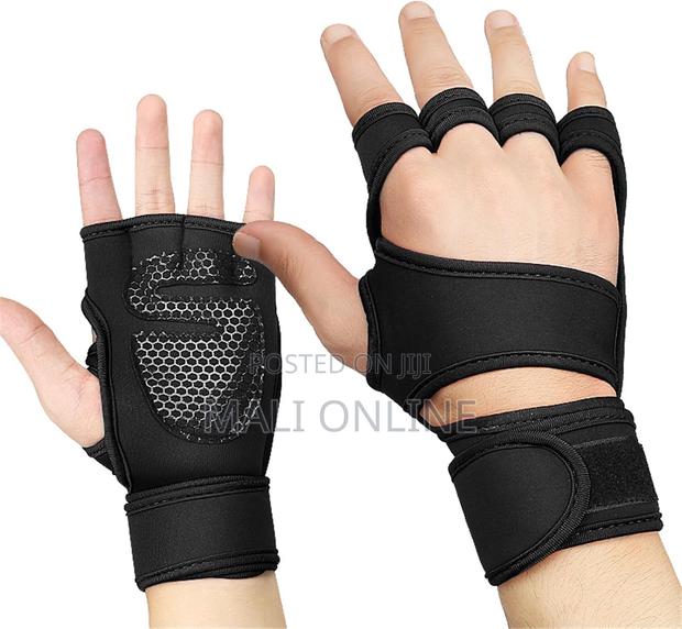 Weightlifting Gloves With Wrist Support – Non-Slip Breathable Gym