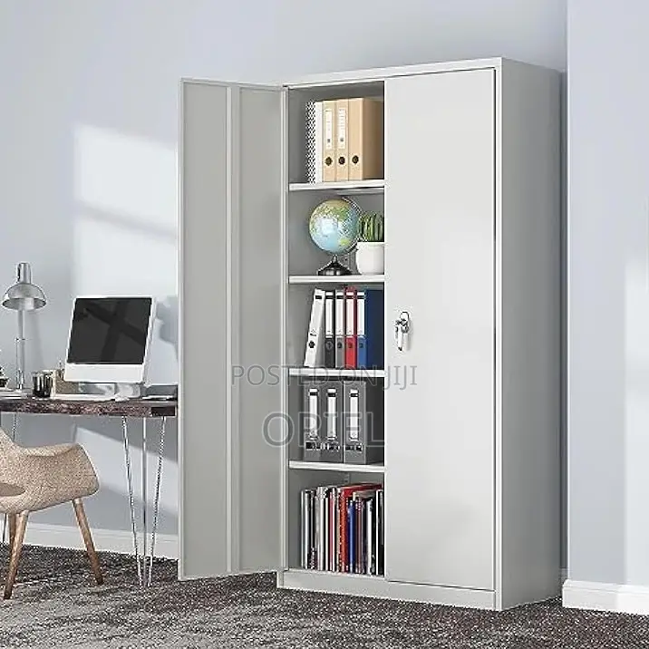 Office Cabinets; High-Capacity 2-Door Steel Storage Cabinet
