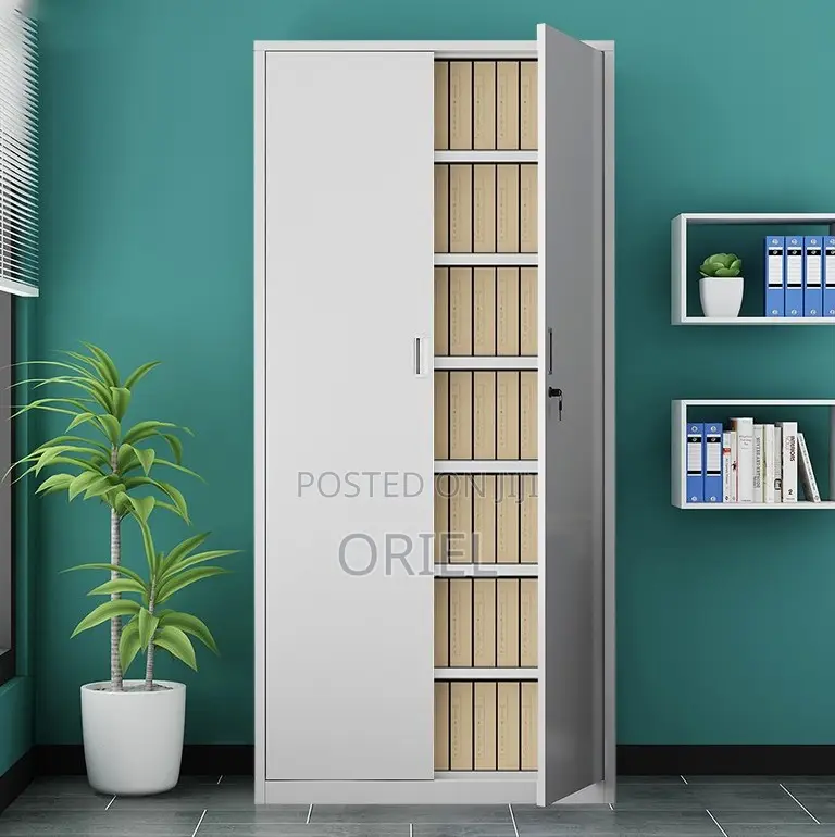 Office Cabinets; High-Capacity 2-Door Steel Storage Cabinet