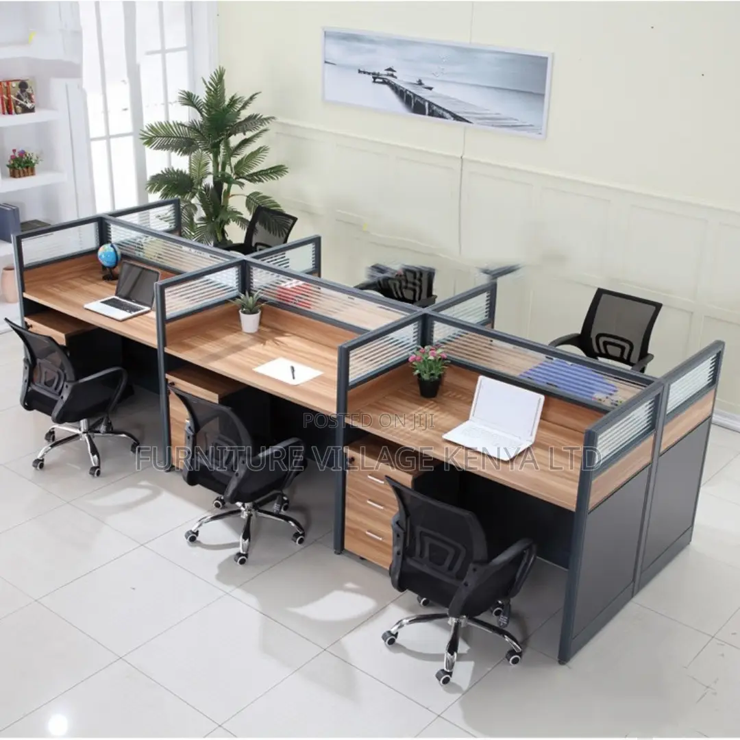 Office Workstation; 6-seater Modular Office Workstation