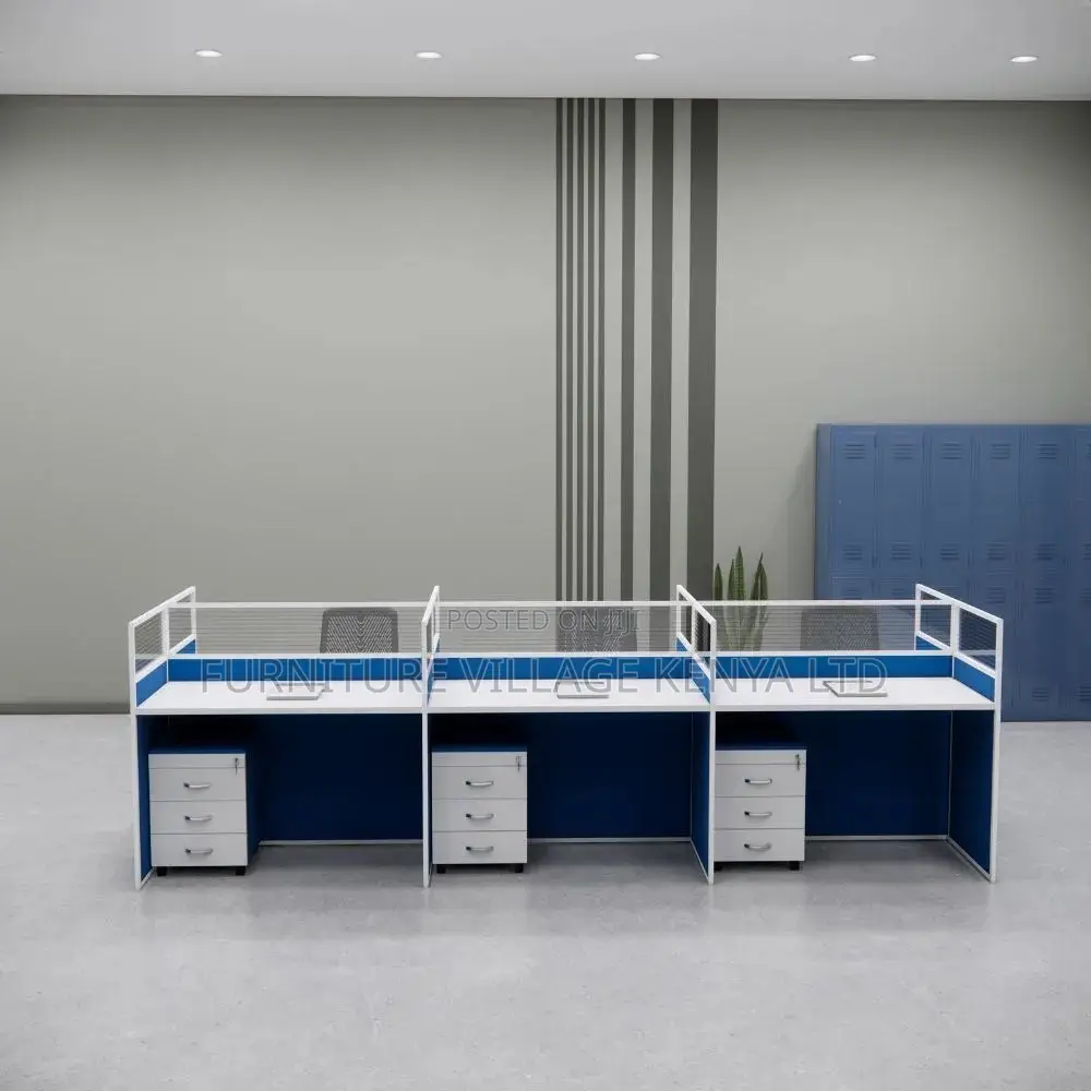 Office Workstation; 6-seater Modular Office Workstation