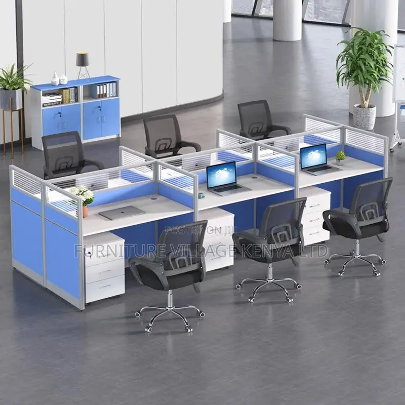 Office Workstation; 6-seater Modular Office Workstation