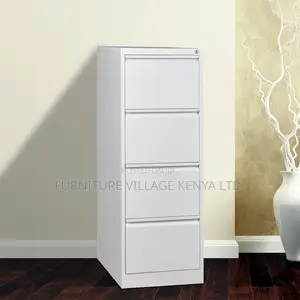 Office Cabinet; 4-drawer Cabinet With Bar Lock