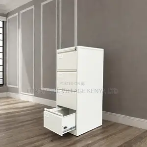 Office Cabinet; 4-drawer Cabinet With Bar Lock