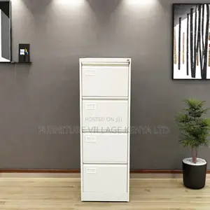 Office Cabinet; 4-drawer Cabinet With Bar Lock