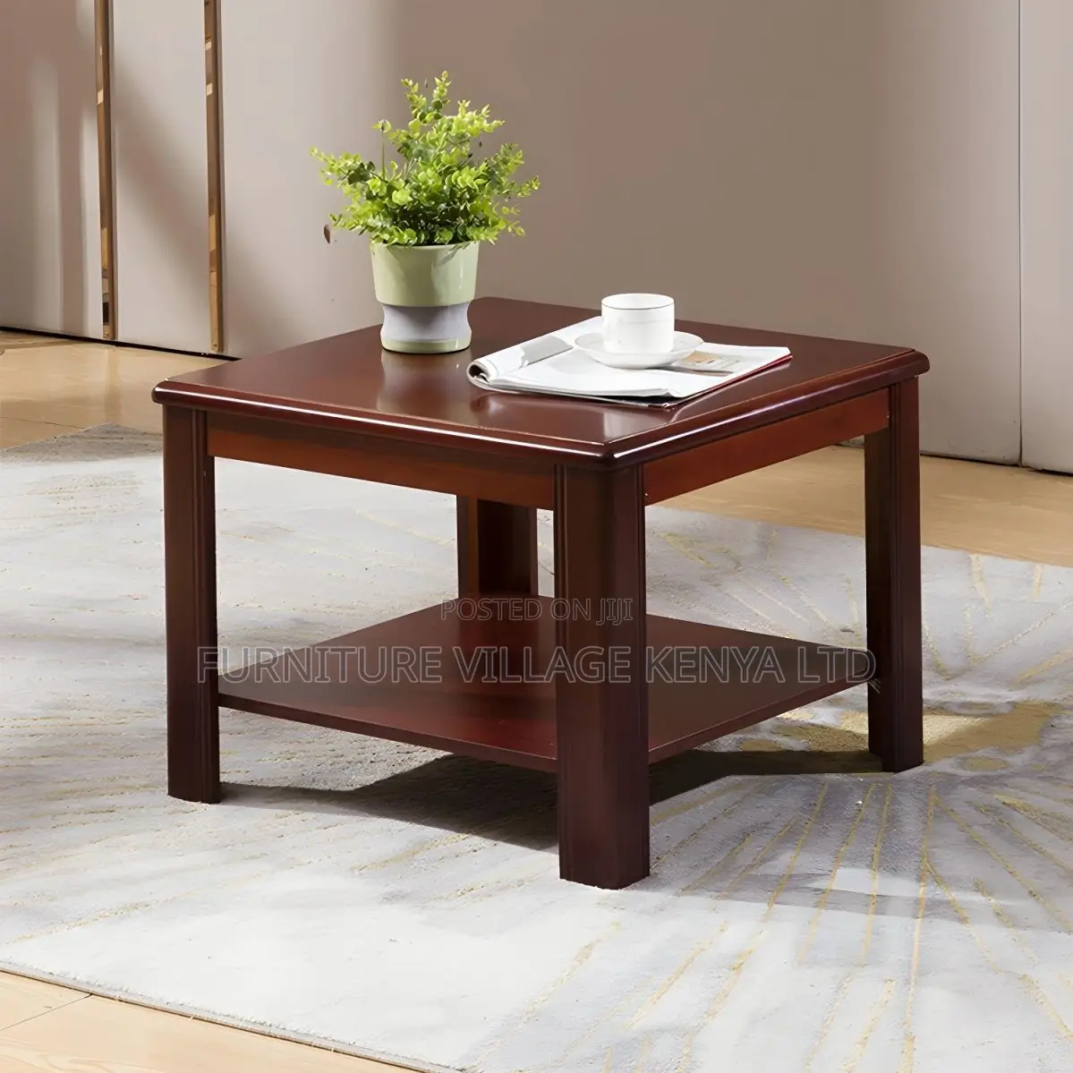 Coffee Table; 60 By 60 Modern Office Coffee Table