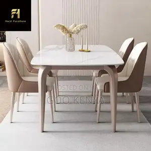 Home Dining Set; Modern Home 4-seater Dining Set For Apartment