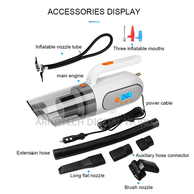 5000pa Suction Multi-Function Wet and Dry Portable Car Vacuum Cleaner - thumbnail 2