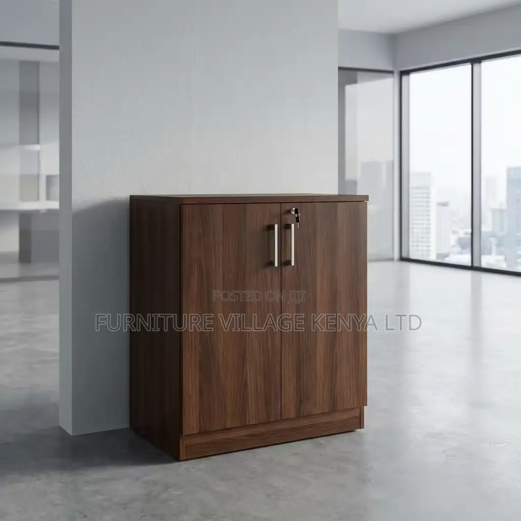 Office Cabinet; 2-door Wooden Office Credenza Cabinet