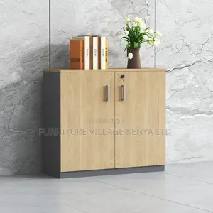 Office Cabinet; 2-door Wooden Office Credenza Cabinet