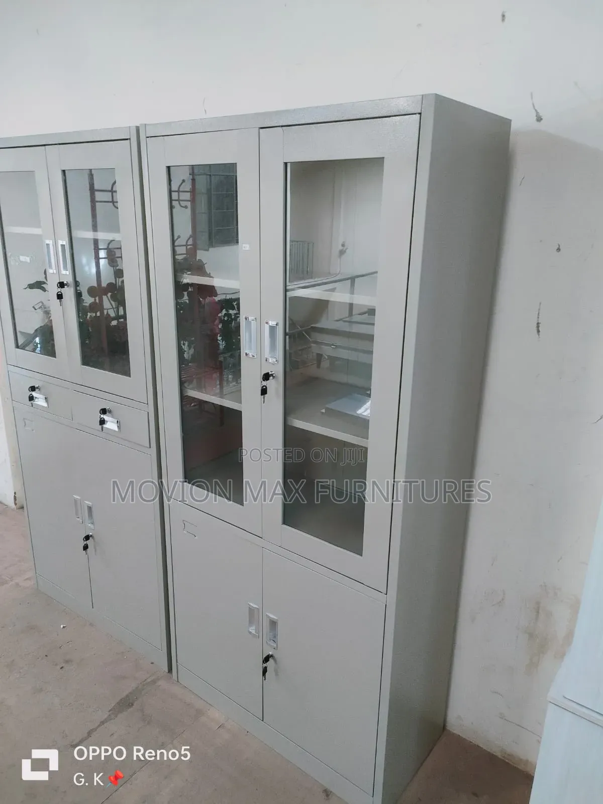 Half Glass Office Filling Cabinet