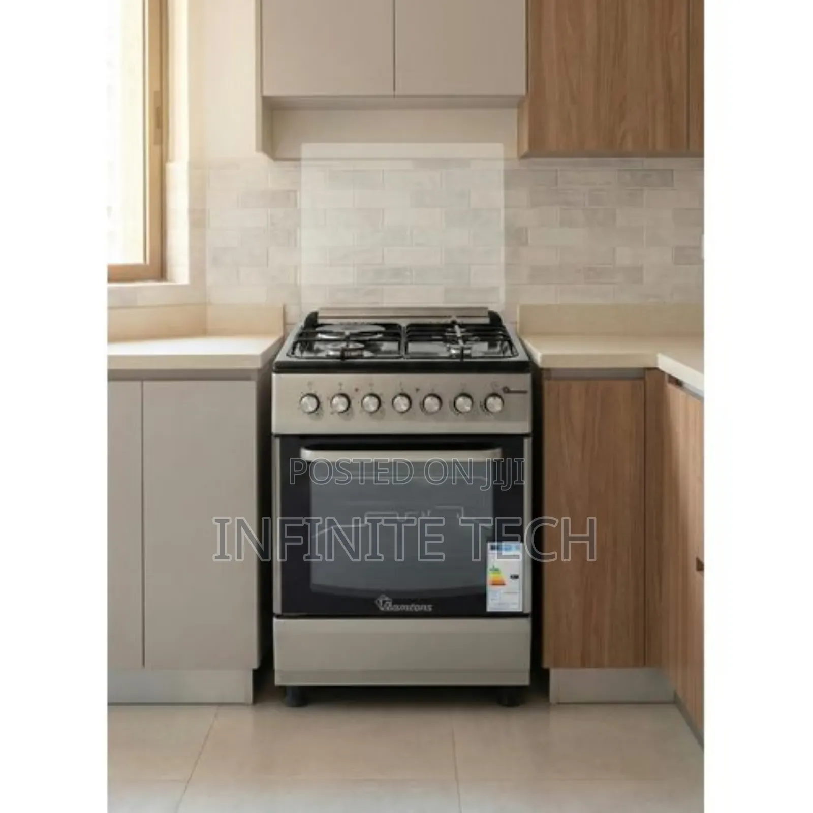 Ramtons 3g+1e 60x60 Silver Cooker - Rc/806