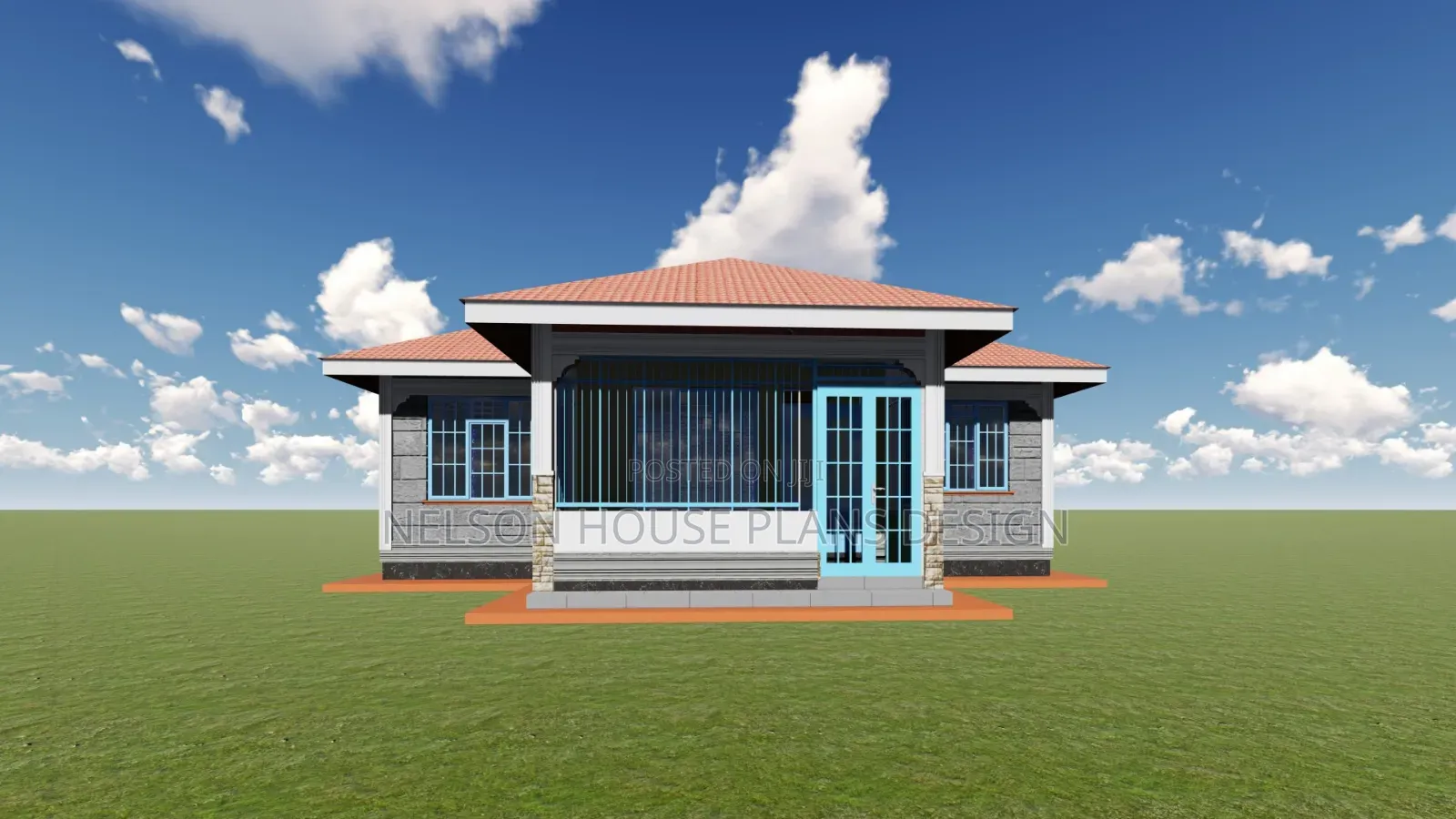 Single Story Bungalow Architectural House Plans And Boq