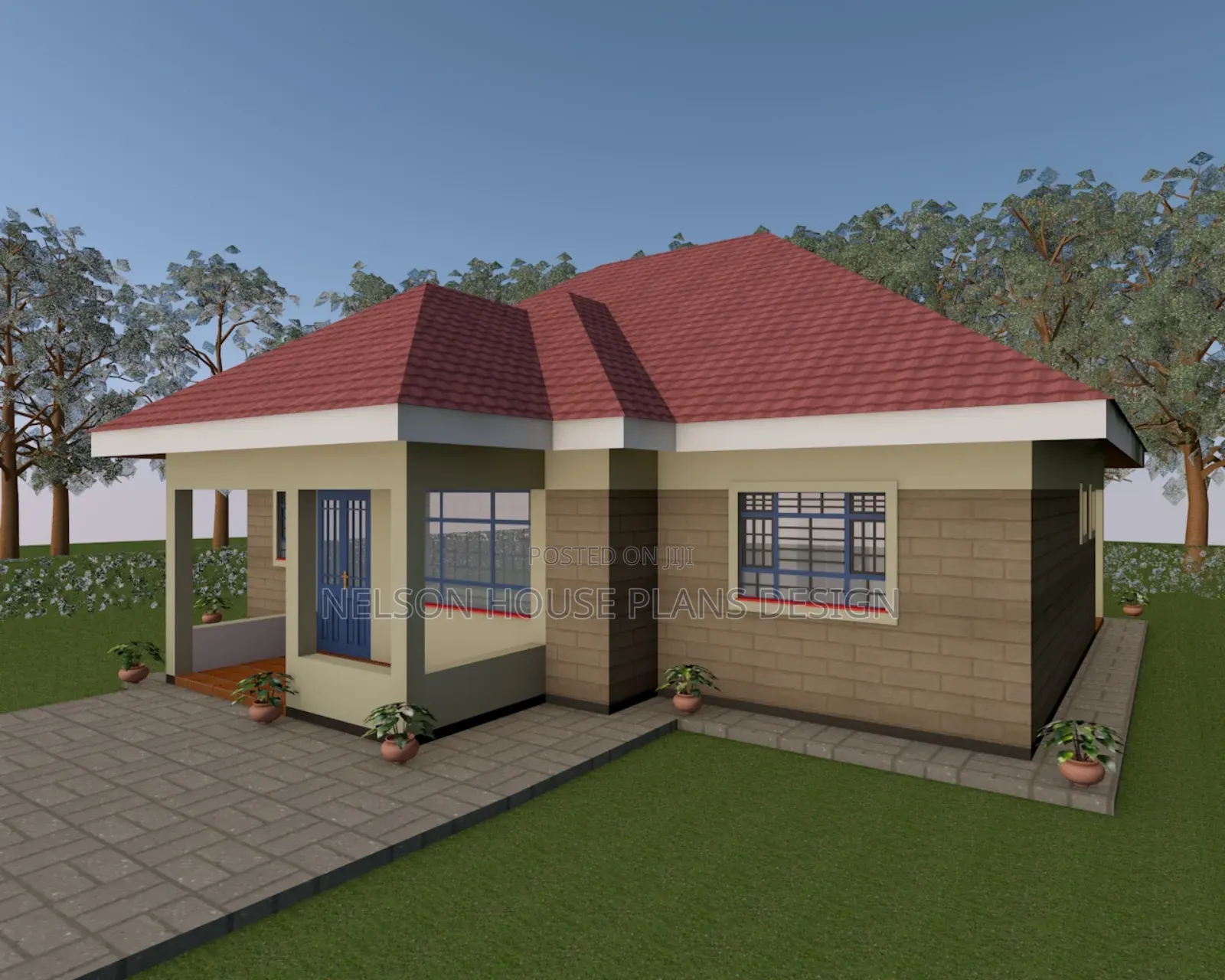 Single Story Bungalow Architectural House Plans And Boq