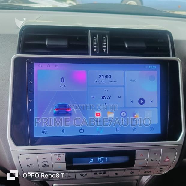 Toyota Land Cruiser J150 2017-2022 Fitted With 10 Inch Android Radio - main view