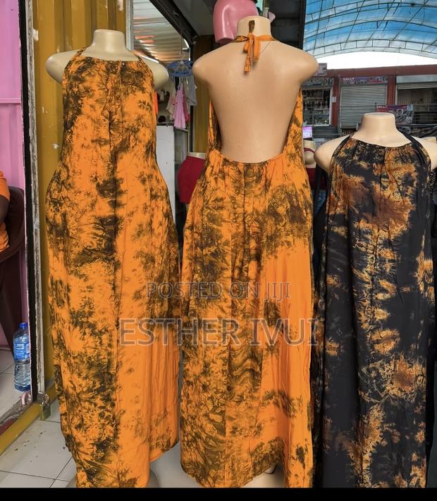 Backless Dera With Inbuilt Bra,Cotton - thumbnail 3