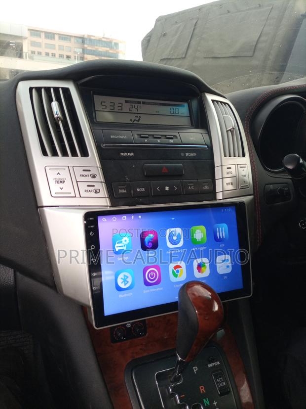 Toyota Harrier 2005-2013 Fitted With 9 Inch Android Radio Plus Frame - thumbnail 3