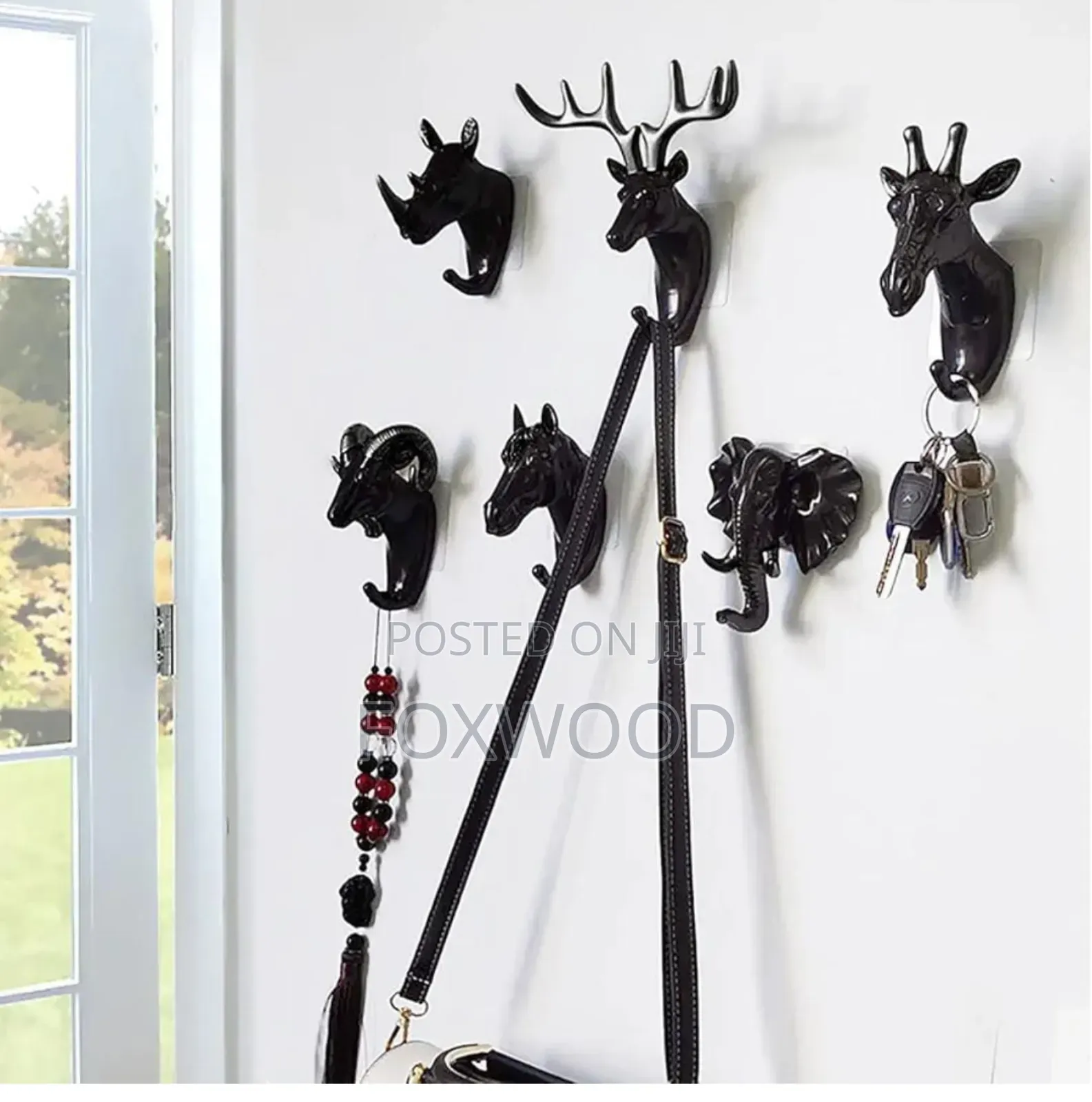 Decorative Self Adhesive Creative Animal Hook 3pcs