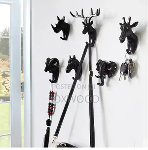 Decorative Self Adhesive Creative Animal Hook 3pcs