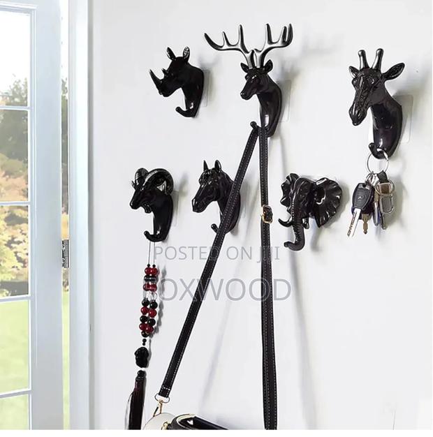 Decorative Self Adhesive Creative Animal Hook 3pcs - thumbnail 2
