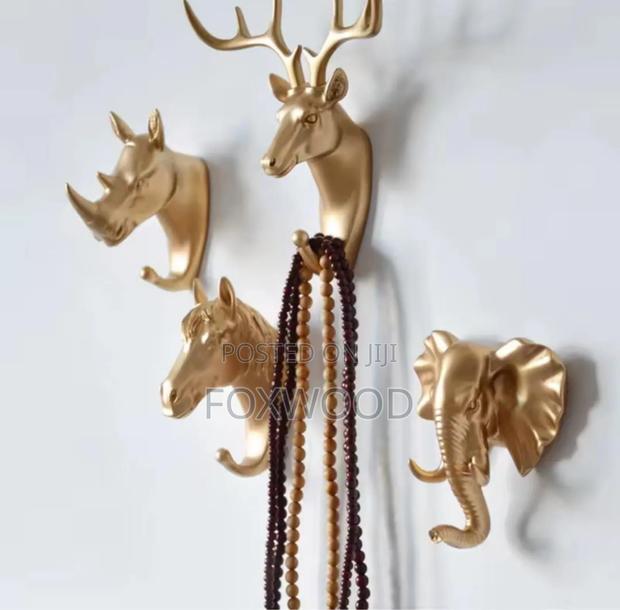 Decorative Self Adhesive Creative Animal Hook 3pcs - thumbnail 3