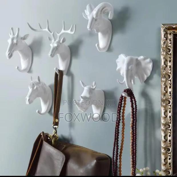 Decorative Self Adhesive Creative Animal Hook 3pcs - thumbnail 4