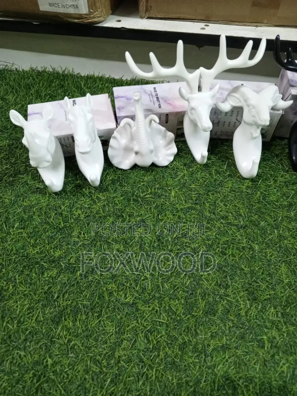 Decorative Self Adhesive Creative Animal Hook 3pcs