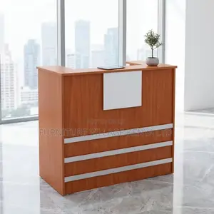 Reception Desk; Modern 1.2m Reception Desk