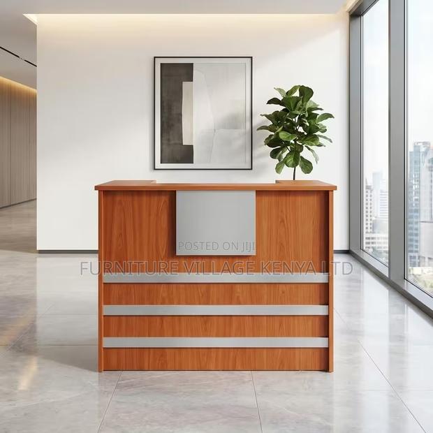 Reception Desk; Modern 1.2m Reception Desk - thumbnail 2