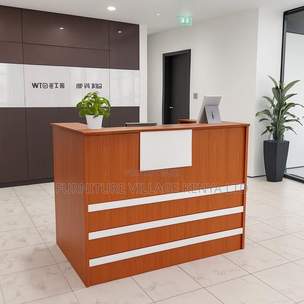 Reception Desk; Modern 1.2m Reception Desk - thumbnail 6