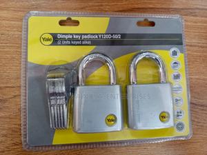 Original Double Yale Brass Padlock High Quality Anti Theft Solution - thumbnail 2