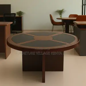 Boardroom Table; Round Executive Conference Office Table