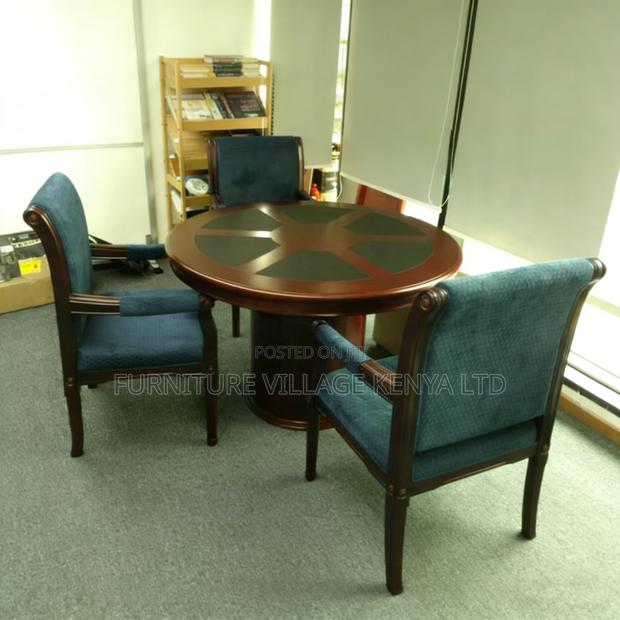 Boardroom Table; Round Executive Conference Office Table - thumbnail 6