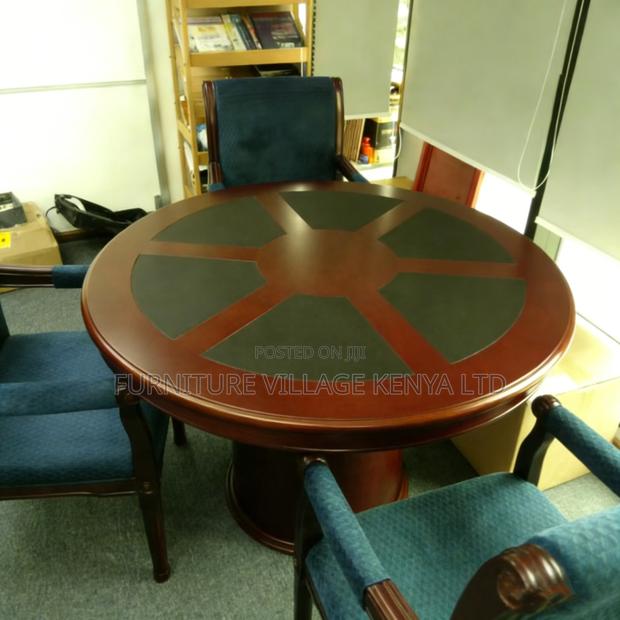 Boardroom Table; Round Executive Conference Office Table - thumbnail 7