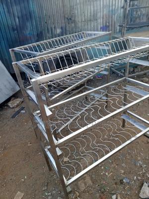 3 Tier Stainless Steel Dish Drying Rack - thumbnail 2