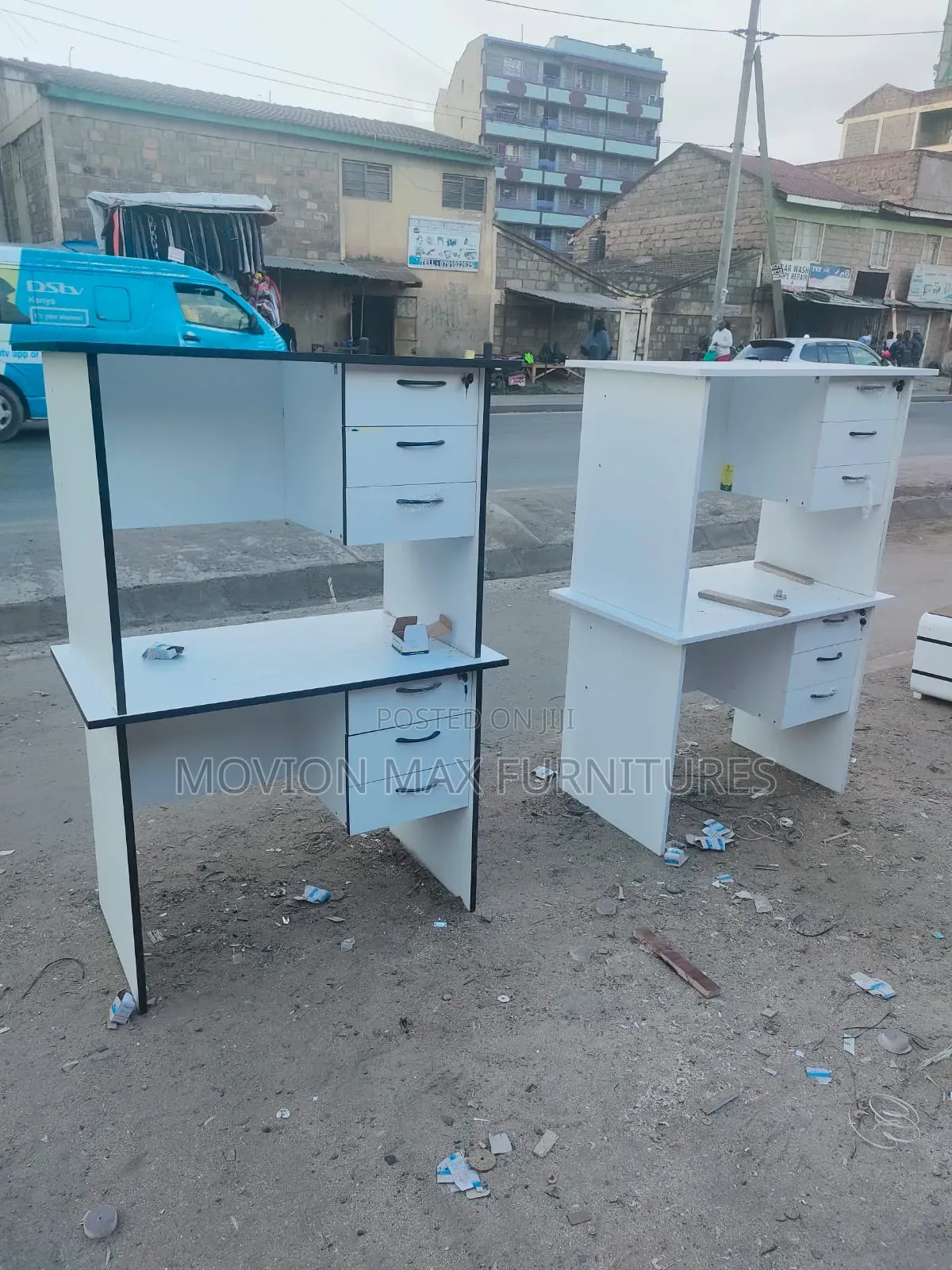 White Modern Desk