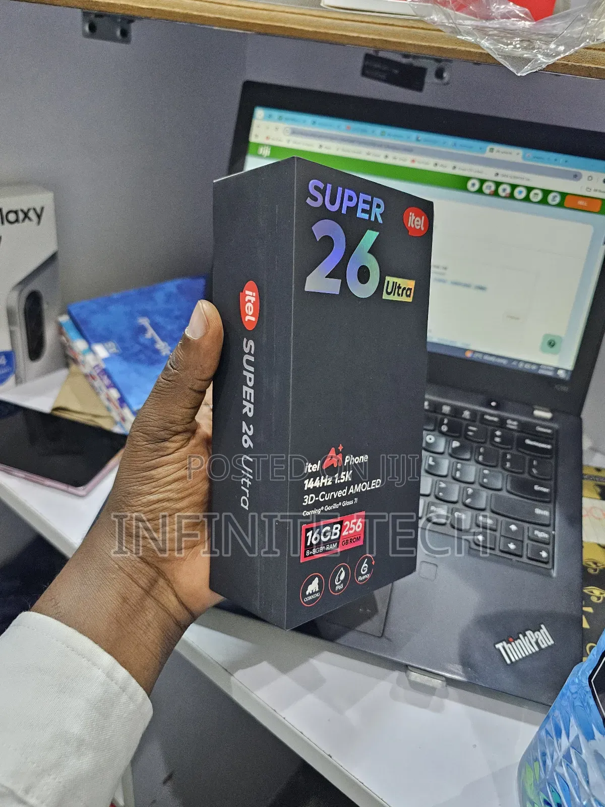 New Itel S26 Ultra 256 GB Black