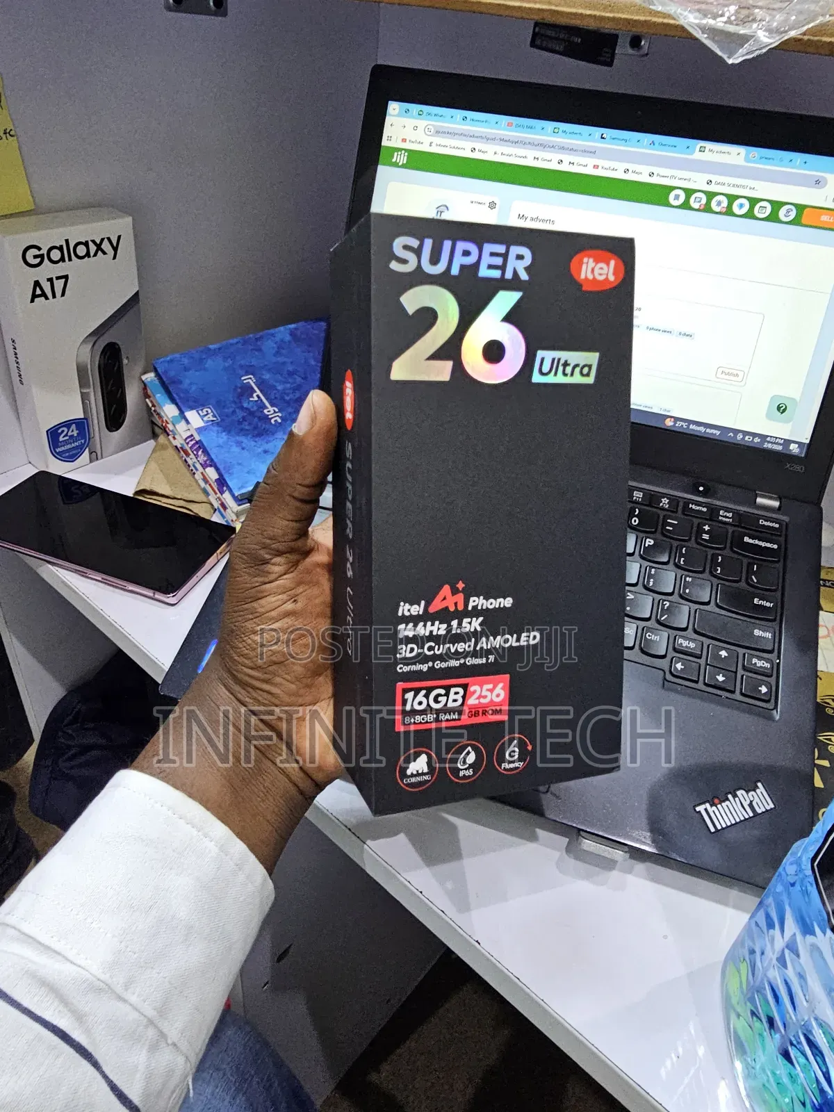 New Itel S26 Ultra 256 GB Black