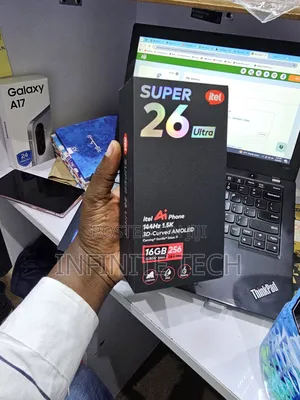 New Itel S26 Ultra 256 GB Black