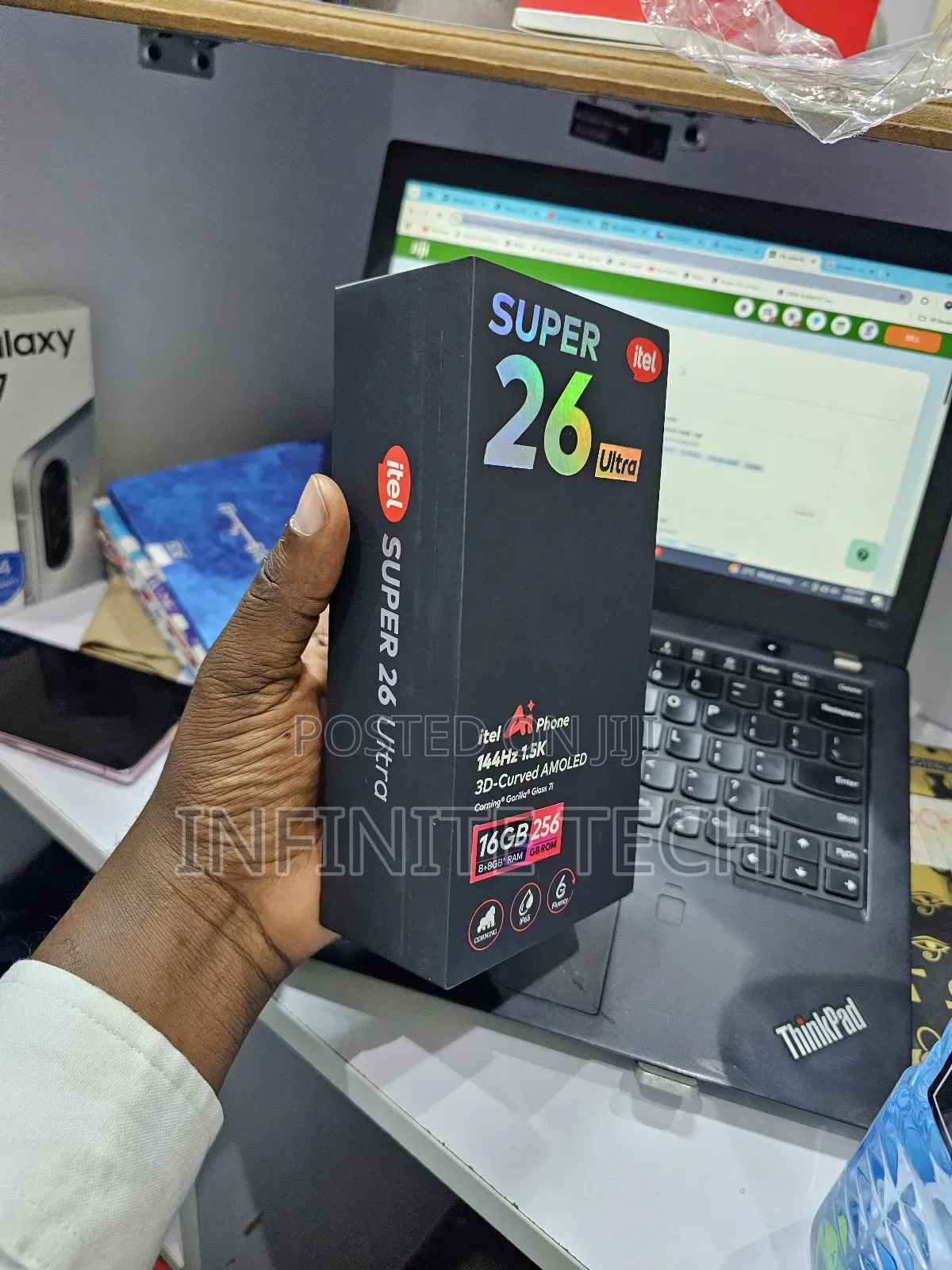 New Itel S26 Ultra 256 GB Black