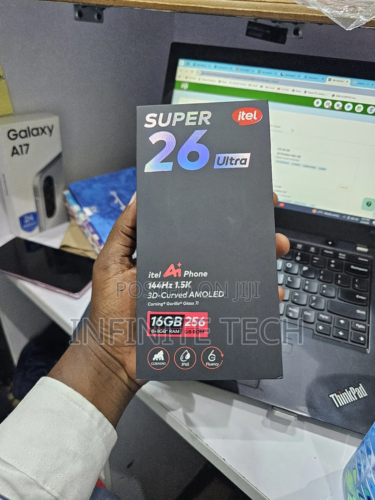 New Itel S26 Ultra 256 GB Black