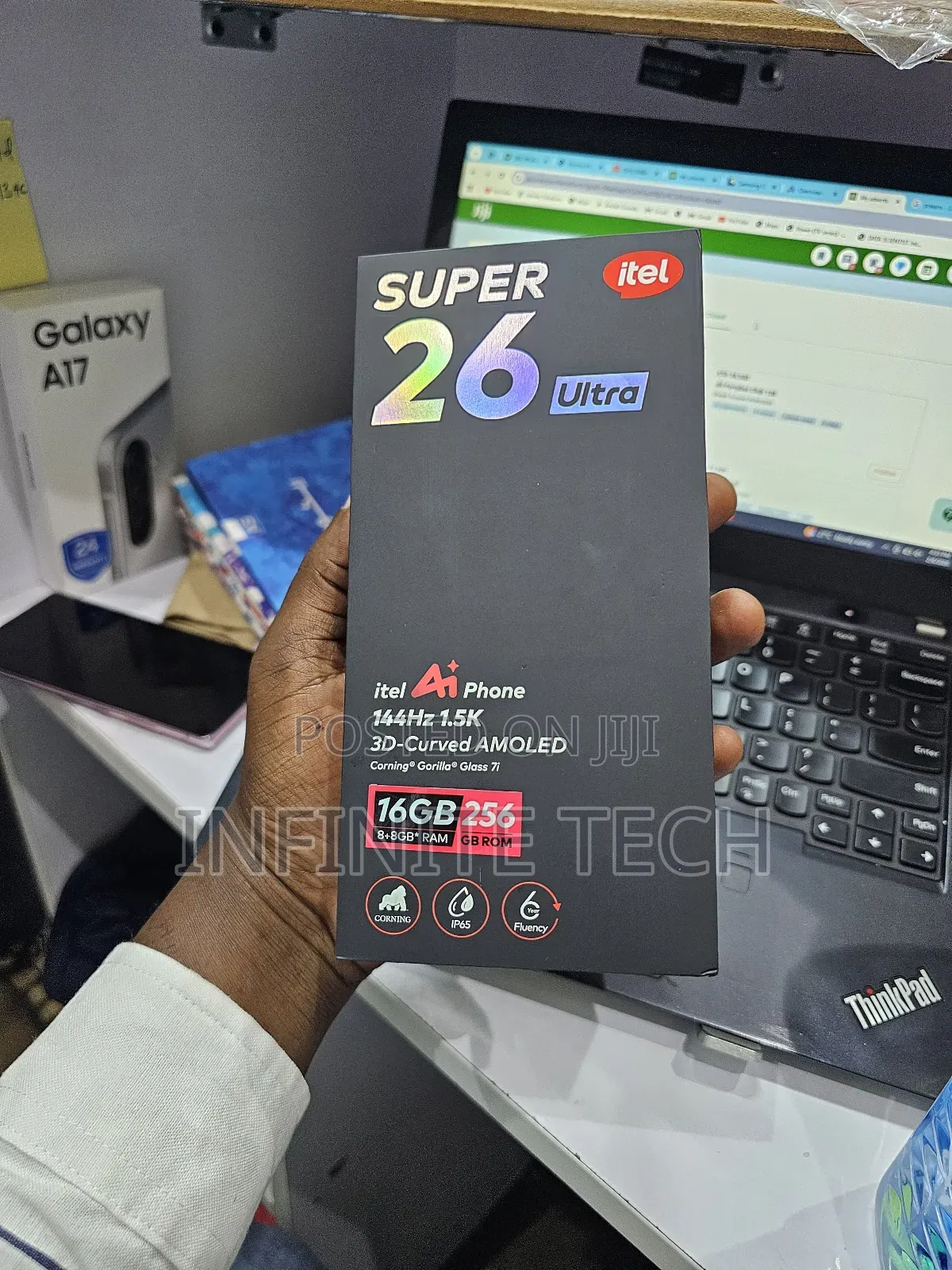 New Itel S26 Ultra 256 GB Black